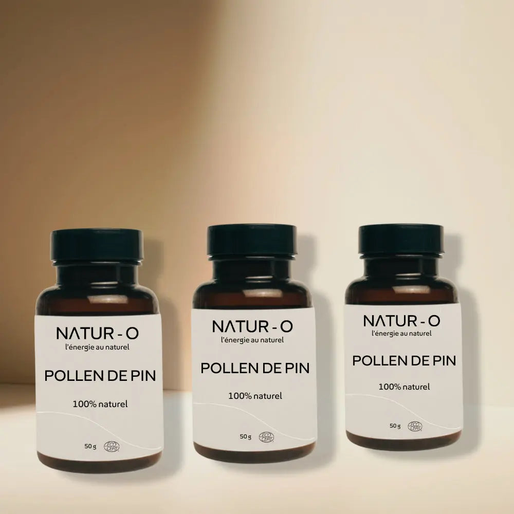 Comprimés de pollen de pin bio et 100% naturel Natur-o