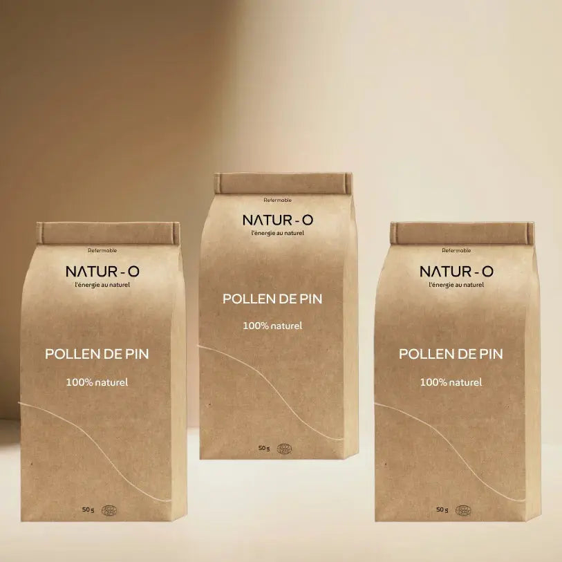 Poudre de pollen de pin: bio et 100% naturel Natur-o